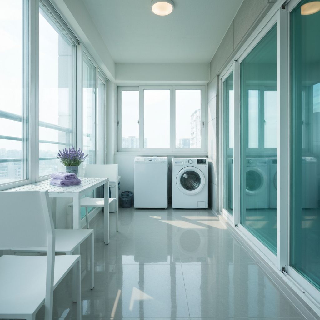 베란다 청소 청소 후