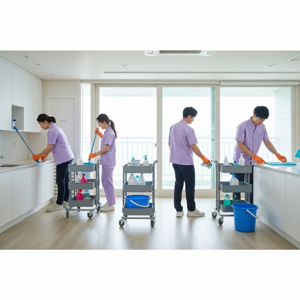 청소 작업 현장 1